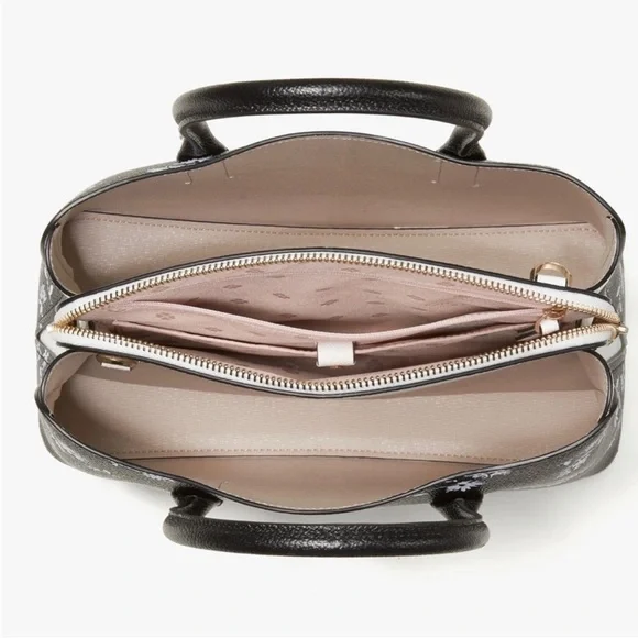 Kate Spade Black and White Floral Crossbody - Picture 2 of 16